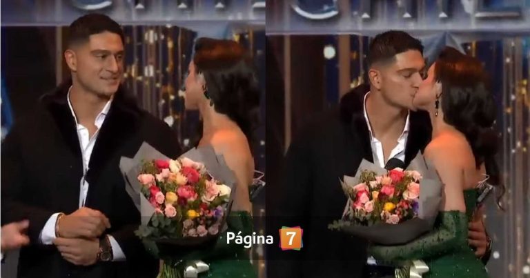 Emilia Dides y Sammis Reyes protagonizaron romántico momento en Miss Universo Chile: 