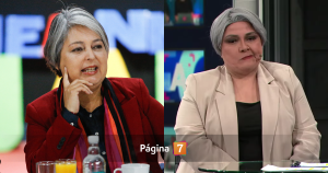 Jeannette Jara parodia detrás del muro