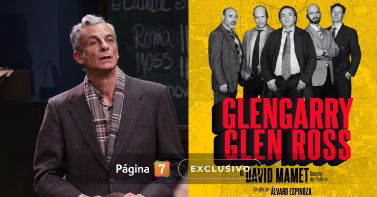 Pablo Schwarz habla de su doble desafío en obra Glengarry Glen Ross: 