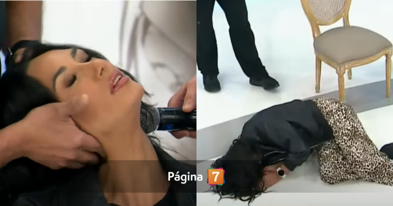 ¡Terminó en el suelo! Pamela Díaz protagonizó hilarante escena tras sesión quiropráctica en Tu Día