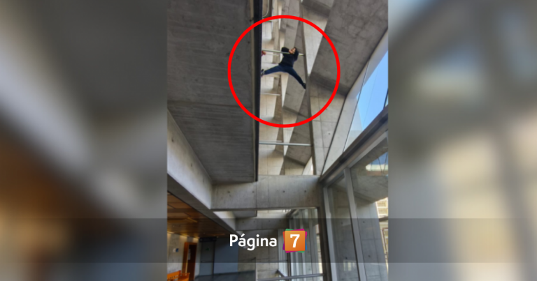 Tras formalización: imputado amenazó con lanzarse de un 5to piso en Centro de Justicia de Santiago