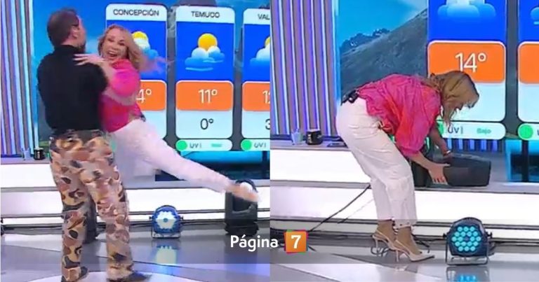 Karen Doggenweiler protagonizó chascarro en 'Mucho Gusto': icónico baile terminó en 
