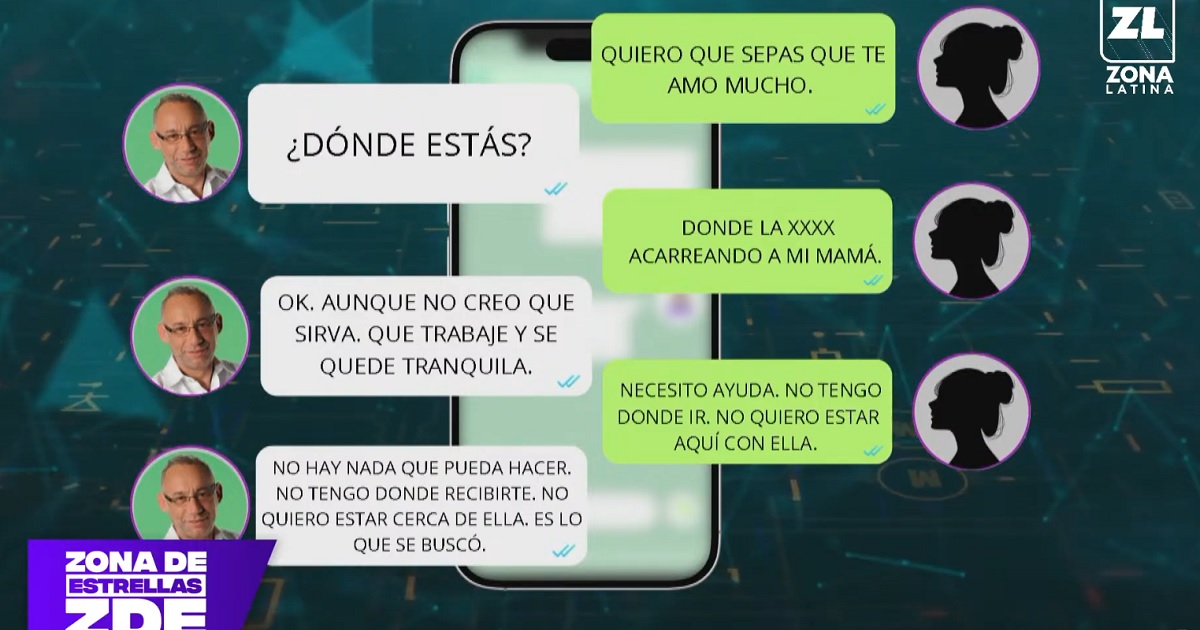 El chat entre Mauricio Israel y su hija Sara sobre Marisol Gálvez