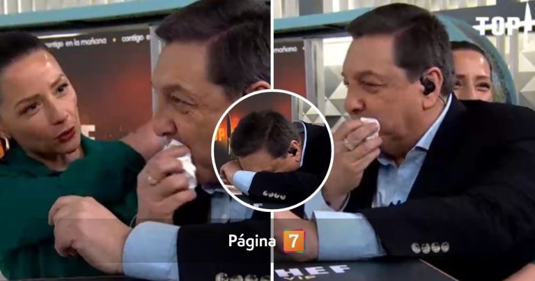 Julio César pasó susto tras sufrir peligroso inconveniente en pleno matinal de CHV: 