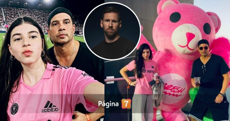 Mario Velasco y su hija recibieron inesperado regalo de Leo Messi: 