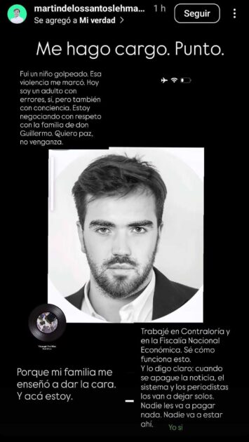 La publicación de Martín de los Santos Lehmann