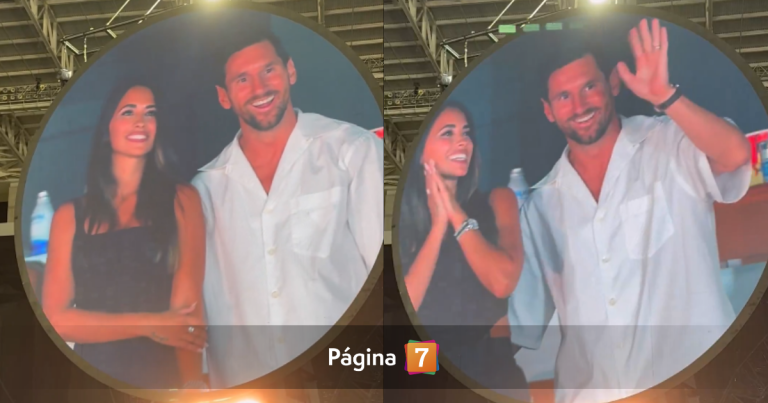 Lionel Messi fue captado por 'Kiss cam' de Coldplay que descubrió a pareja infiel en concierto