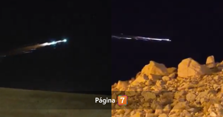 ¿Un meteorito o basura espacial?: Los videos que dejó curioso fenómeno natural en el norte de Chile