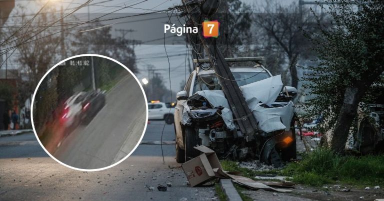 Captan brutal choque de patrulla municipal de Estación Central en plena persecución