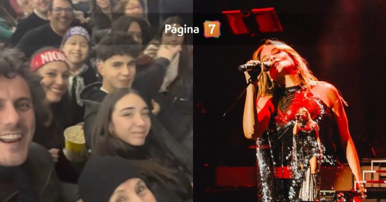 Sergio Lagos y sus hijos asistieron al concierto de Nicole en el Movistar Arena: 