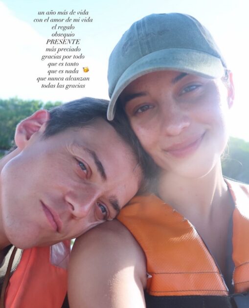 Simón Pesutic celebró su cumpleaños con tierna dedicatoria a Vivianne Dietz: "El amor de mi vida"