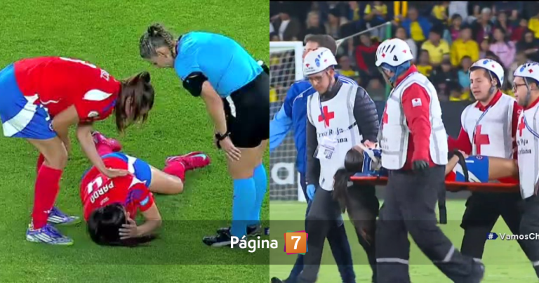 Actualizan estado de salud de Vaitiare Pardo tras fuerte conmoción cerebral en partido Chile-Ecuador