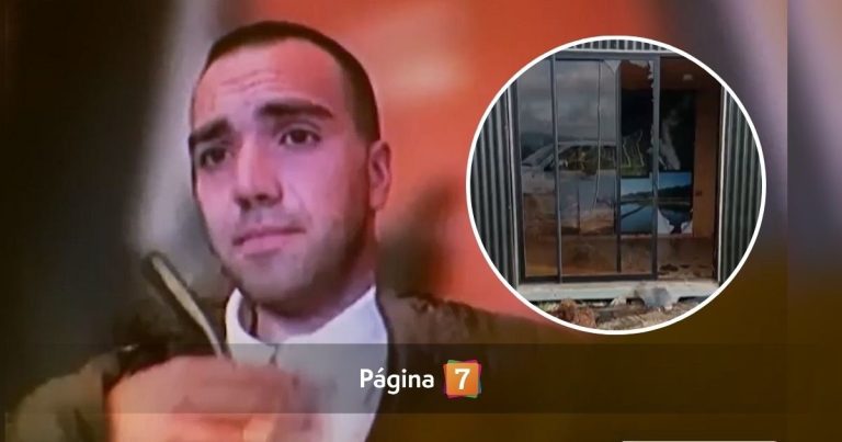 ¿Represalias contra Martín de los Santos? Oficina de su inmobiliaria en Pichilemu fue vandalizada