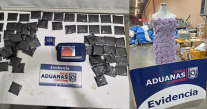 Vestido con 600 gramos de cocaína en su interior