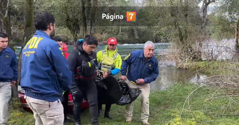 Hallan cuerpo en medio de búsqueda por tragedia en río Pilmaiquén tras 
