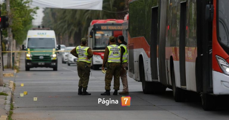 Delincuente murió tras robo en bus RED: intentó huir y fue atropellado por la misma máquina