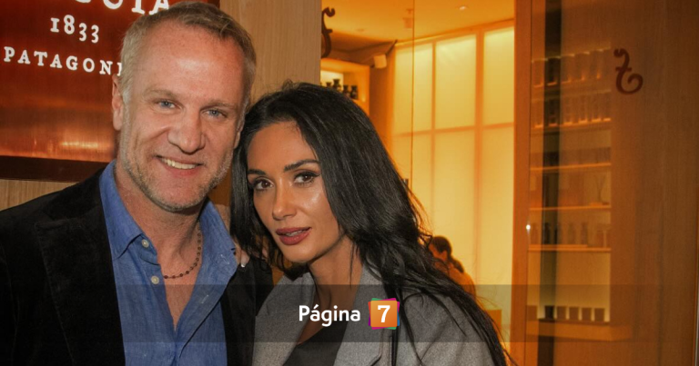 La alegría de Felipe Kast junto a Pamela Díaz: 