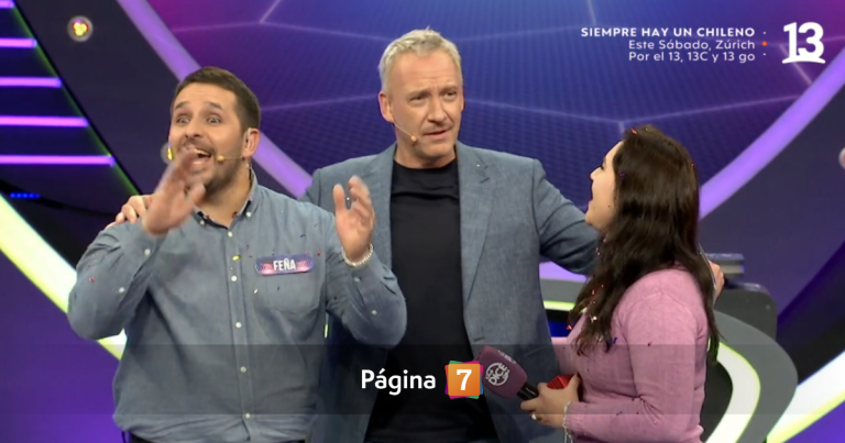 Participante pidió matrimonio en Qué dice Chile y Martín Cárcamo lo sorprendió con inesperado regalo