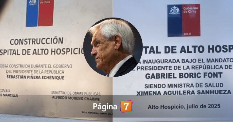 Reinstalarán placa que reconoce a expresidente Piñera en el Hospital de Alto Hospicio
