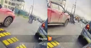 Violenta golpiza a las afueras de un colegio en Puerto Montt momento quedó registrado por cámaras