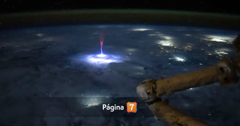 Raro fenómeno atmosférico: chorro gigante fue captado por astronauta desde el espacio