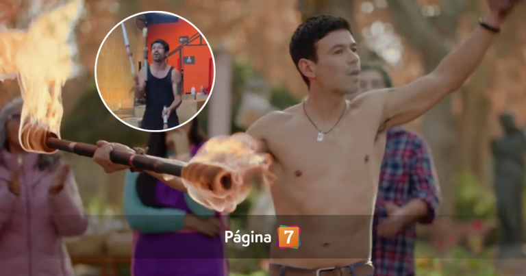 Para ser artista callejero: el duro entrenamiento que hizo Chapu Puelles por su rol en Aguas de Oro