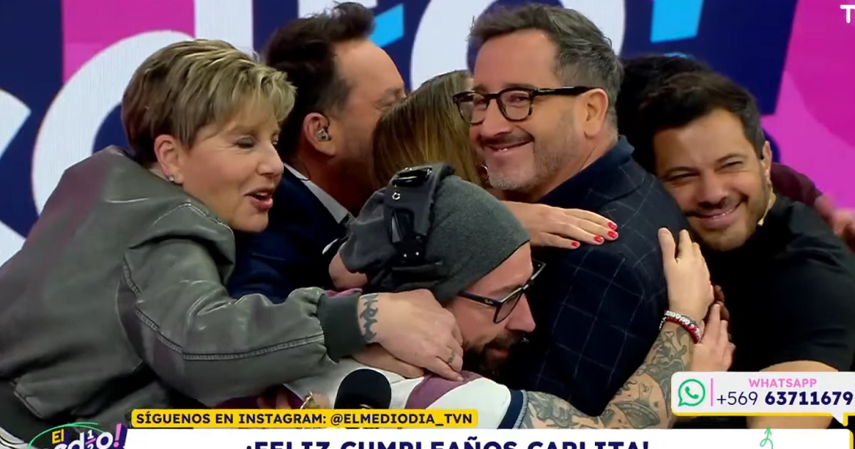 Equipo del Buenos días a todos saludó a Carla Jara en su cumpleaños