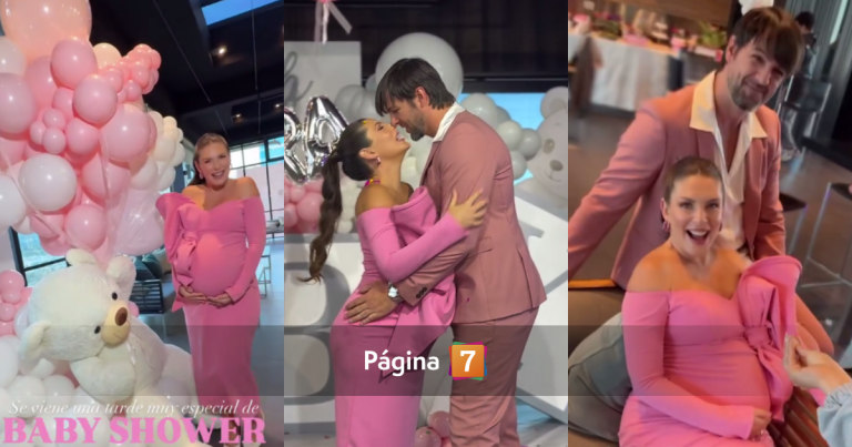 Euge Lemos y Matías Kosznik celebraron baby shower y dieron a conocer especial nombre de su hija