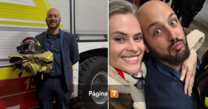 Federico Koch, ex Calle 7 y esposo de Eliana Albasetti, se sumó a Bomberos