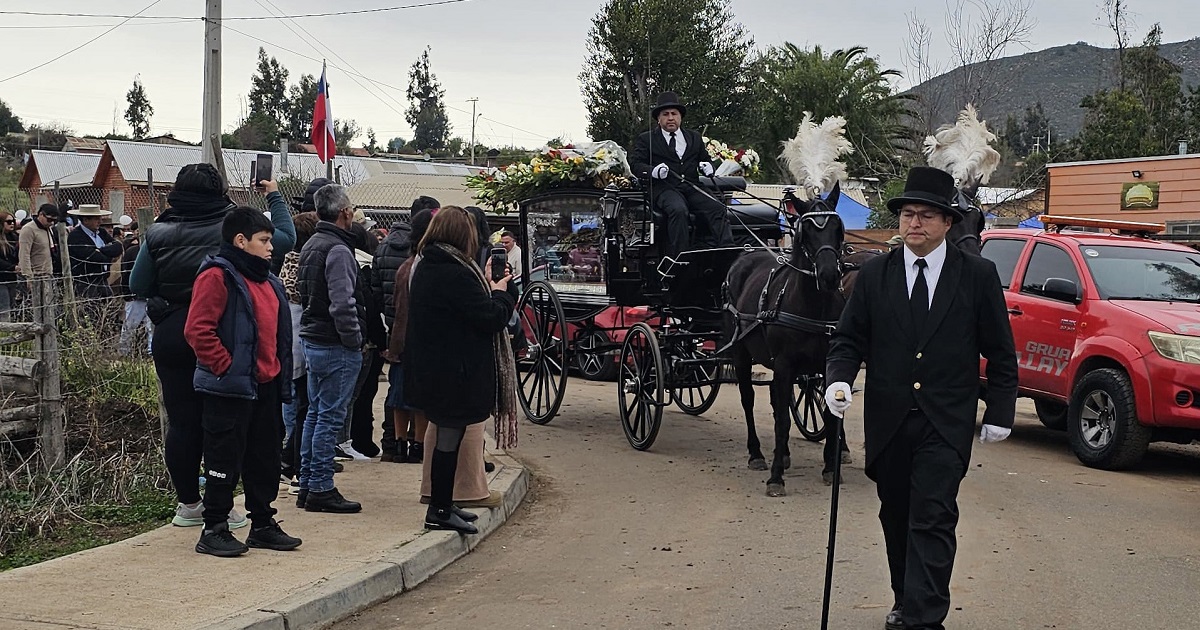 Funeral Paulo Marín, minero fallecido en El Teniente