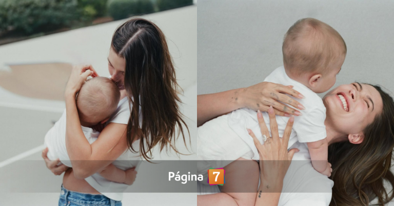 Hailey Bieber celebra el primer de su hijo con tiernas imágenes