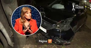 Hijo de Soledad Bacarreza protagonizó violento accidente en Las Condes: auto terminó destruido