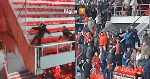 hinchas Independiente defienden a barrista de la U