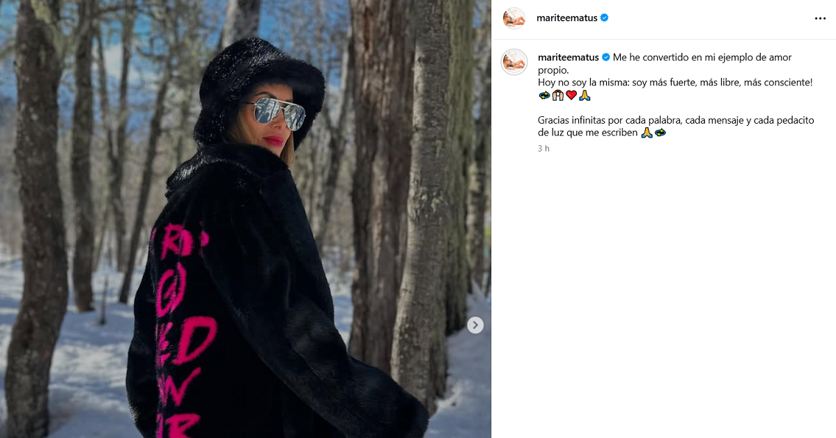 Marité Matus y su sentida reflexión a meses del quiebre con Camilo Huerta