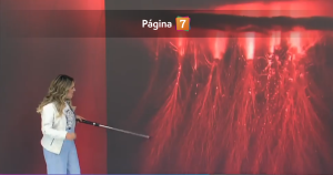 Michelle Adam explicó curioso fenómeno de rayos rojos