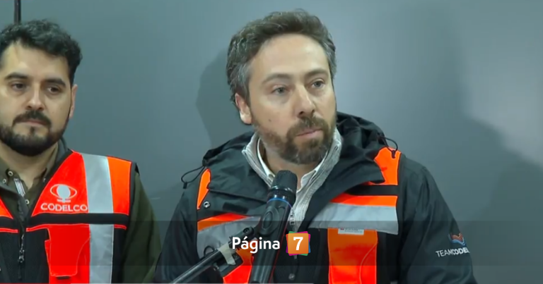 Codelco actualizó información sobre derrumbe en mina El Teniente: continúan labores de rescate
