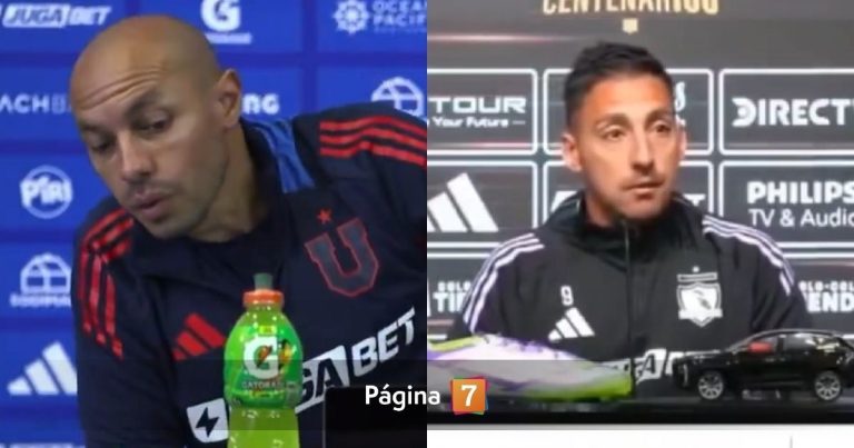 El irónico gesto de Marcelo Díaz en la antesala del Colo Colo vs U. de Chile: Javier Correa lo frenó