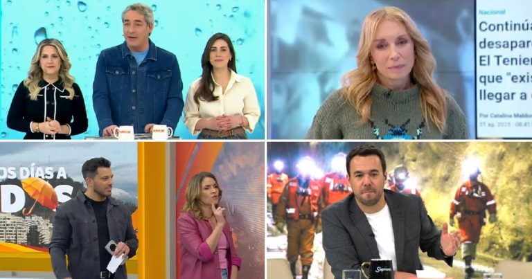 Con una cobertura marcada por tragedia minera: así quedó la tabla del rating matinal este viernes