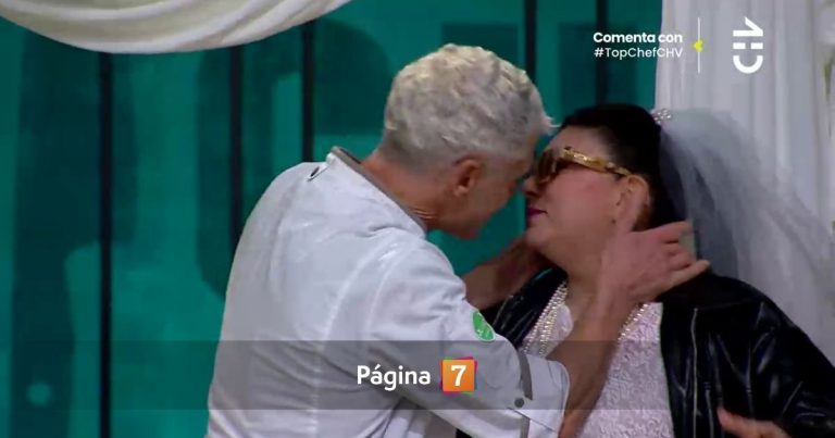 Fernanda Fuentes protagonizó jugado beso con Ricardo Fernández en Top Chef VIP: 