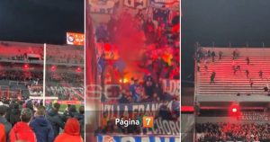 Graves incidentes en duelo entre Universidad de Chile e Independiente obliga a suspender el partido