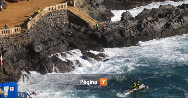 Operativo en Valparaíso: intensifican búsqueda de menor desaparecido en Playa Las Torpederas