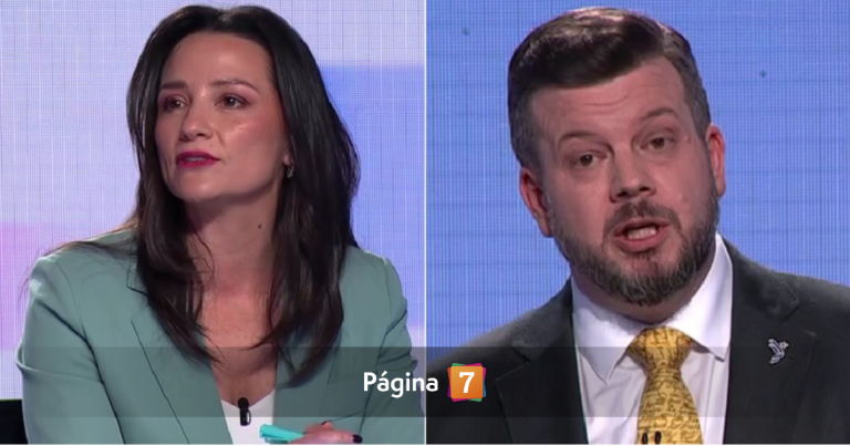 Andrea Aristegui aclara duda sobre corbata amarilla de Johannes Kaiser durante debate presidencial