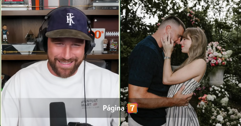 Travis Kelce habla por primera vez de su compromiso con Taylor Swift: contó detalles