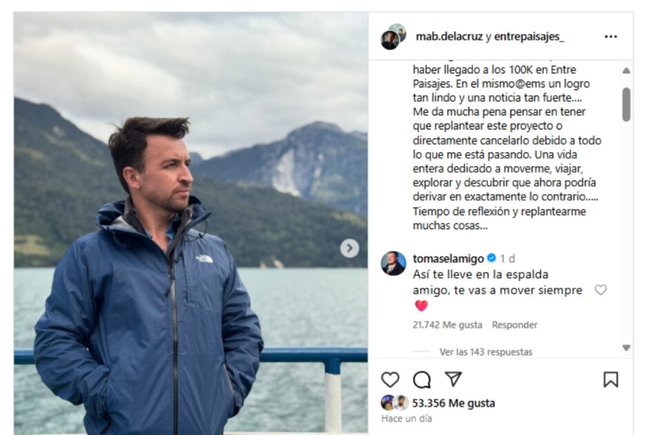 El mensaje de Tomás Leiva a Buffy que sacó aplausos tras revelar enfermedad: "El mejor amigo" 