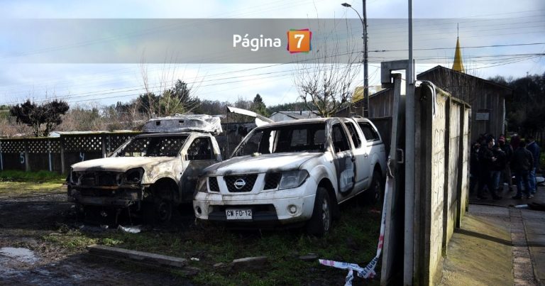 Violento ataque en predio rural de Ercilla: desconocidos quemaron vehículos y bodega