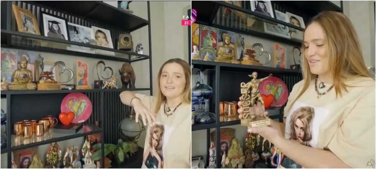 Laura de la Fuente mostró la casa donde vive con su madre, Angélica Castro