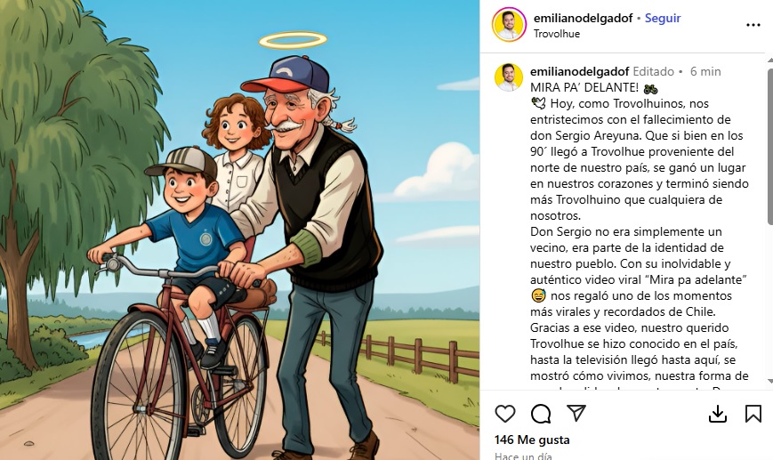 Concejal despidió a fallecido protagonista de viral 'Mira pa' delante Cristian'