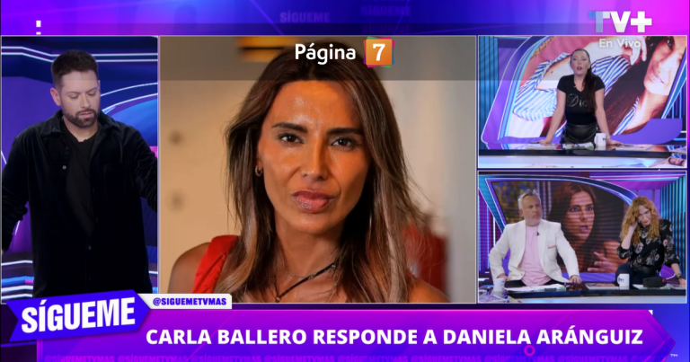 Carla Ballero habló vía telefónica en 'Sígueme' y protagonizó tenso intercambio con Daniela Aránguiz