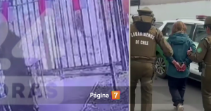 Video muestra momento de la detención de madre que disparó a sus hijos en Chiguayante