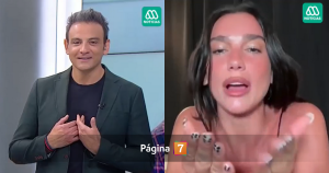 Gonzalo Ramírez quedó atónito con saludo sorpresa de Dua Lipa en Meganoticias